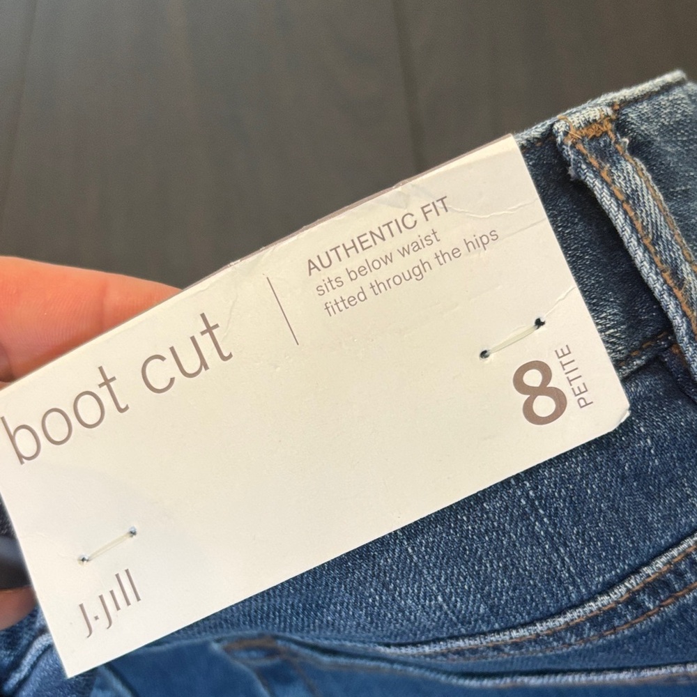 NEW J.Jill Boot Cut Women's Jeans Size 8 Petite - Picture 7 of 7